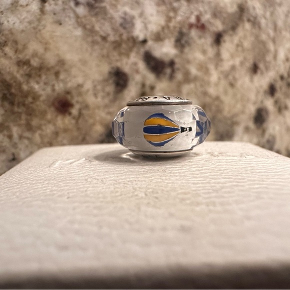 Pandora Balloon Fest New Mexico Exclusive Hot Air Balloon 2016 Murano Charm RARE